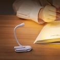 thumbnail image 3 of Sunjoy Tech Clip Book Light with Flexible Hose Stepless Dimmable Rechargeable Eye-caring Pocket-sized LED Reading Lamp for Student, 3 of 7