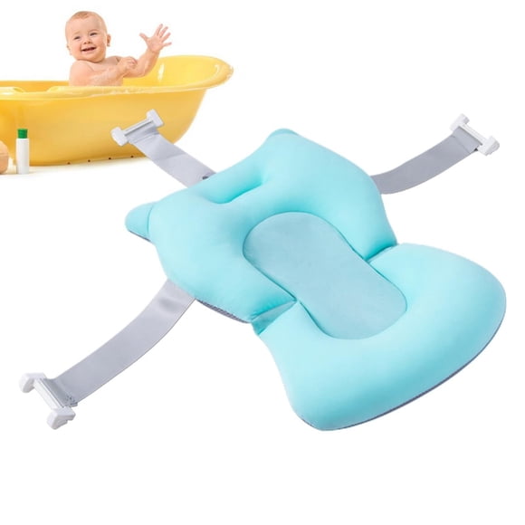Almohadilla de baño portátil Shakven de viaje para bebés con alfombra de baño suave