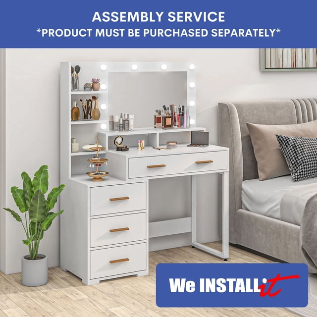 Service d'Installation à Domicile - Assemblage de Coiffeuse de Chambre