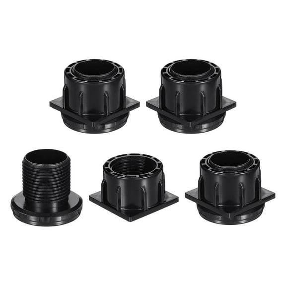 Uxcell 4 Set Leveling Feet, 50x50mm Plastic Adjustable Furniture Leg Leveling Square Tube Insert