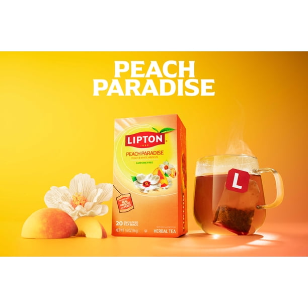 ゼブラ 香りつき Lipton フレッシュパラダイス 不二家 チュッパチャプス Lipton, Herbal Tea Bags, Peach Paradise 20 ct, Fruit Tea - Walmart.com