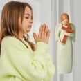 thumbnail image 5 of Angel Statue with Red Cross – Sympathy Memorial Gift, Home & Garden Decor, Baptism Keepsake, 5 of 9