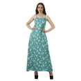 thumbnail image 1 of Moomaya Robes de Cocktail Sans Manches pour Femmes Robe Imprimée en Rayonne Grande Taille, 1 of 4