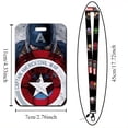 thumbnail image 4 of 1pc Cartoon-Themed ID Badge Holder with Keychain - Durable Plastic, Perfect for Everyday Office Use, 4 of 5