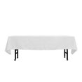 thumbnail image 2 of BalsaCircle 10 Pieces 60" x 102" White Rectangle Polyester Tablecloths Table Cover Linens, 2 of 7