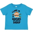 thumbnail image 3 of Inktastic Monkey I Love Hanging out with My Daddy Boys or Girls Toddler T-Shirt, 3 of 5