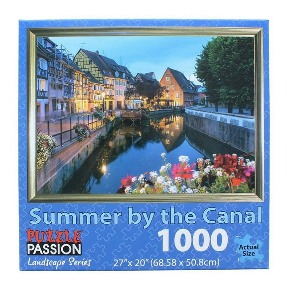 Summer Canal 1000 Piece Landscape Jigsaw Puzzle