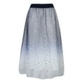 thumbnail image 4 of QHFBli Sequin Tulle Skirts for Women Long Sequin Skirt Tutu High Low Skirt Sparkly Layered Elastic Waist A-Line Skirt, 4 of 8
