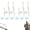 10Pcs, variant on High Sensitivity Fishing Float Bite Alert for Rods with LED & Audio Alarm, Waterproof Clip-On Design for Day and Night Fishing