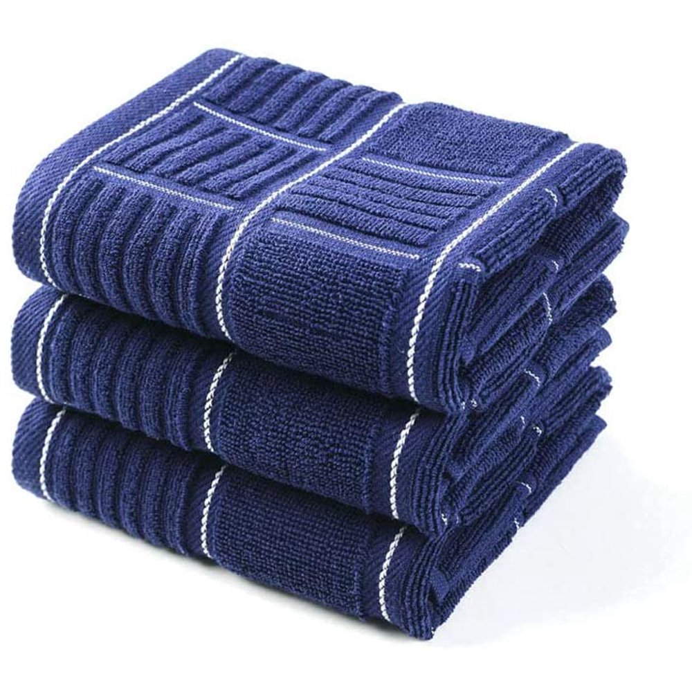 Anyi Kitchen Dish Towels Heavy Duty Absorbent Dish Cloths with Hanging