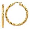 thumbnail image 1 of Boucles d'Oreilles Créoles Rondes en Or Jaune 14k, 1 of 7