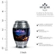 thumbnail image 2 of Enchanted Piano With Luminous Accents Ash Urns For Humans - Urn For Ashes For Men - Urn For Dad - Funeral Urns For Human Ashes Adult - Cremation Urns For Men (Size-3inch,4pcs), 2 of 5
