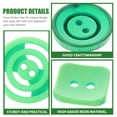 thumbnail image 2 of Shisuyan 1 Set of Colored Resin Buttons DIY Sewing Buttons Clothes Button Ornaments Craft Making Buttons, 2 of 9