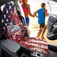 thumbnail image 3 of Garronmavis Waterproof Sweat Resistant Front Car Seat Towel Cover, 1 PC Universal Fit Seat Protector, for Cars SUV Trucks Sedan Van, Ideal for Gym Workout Beach Running Hiking Use, 3 of 8