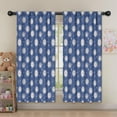 thumbnail image 5 of Blackout Kids Curtains,Dark Blue Sun Moon Star Pattern Childrens Insulated Curtains Set Of 2,Bedroom Essentials,Toddler Room Decor 52"x63", 5 of 5