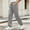 Gray women cargo joggers with pockets a1, variant on Cagogo Women's Cargo Joggers With Pockets Elastic Waist Casual Streetwear Active Long Pants Loose Fit Summer Travel Workout Trousers, Red L
