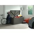 thumbnail image 3 of Arrow Spacemaker 4 x 2 x 2 ft Espresso 134 Gallon Steel Deck Box, 3 of 10