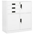 thumbnail image 1 of vidaXL Office Cabinet White 90x40x102 cm Steel, 1 of 5