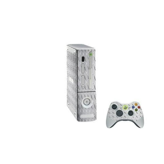 Microsoft Xbox 360 Original DIAMOND PLATE Console Skin