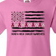 thumbnail image 4 of Inktastic Head and Neck Cancer Awareness- Flag and Ribbon Youth T-Shirt, 4 of 5