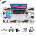 thumbnail image 5 of Long Mouse Pads for Desk,Red Christmas Truck and Tree Pattern Desk Mats on Top Of Desks, Desk Mouse Pad Extra Large with 3mm Non-Slip Base and Stitched Edge for Gaming,Office,Work,Home 31.5x15.7in, 5 of 5