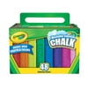 Crayoal 48 Pack of Chalk and 12 Pack of Washable Glue Bundle