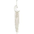 thumbnail image 1 of KAIYANG Tapiz de macramé de algodón con forma de luna para colgar en la pared, decoración bohemia con borlas, 1 of 3