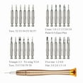 thumbnail image 3 of 25 In 1 Mini Screwdriver Set Repair Tool Kit For Computer Laptop Glasses Watch, 3 of 6