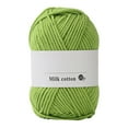 thumbnail image 1 of Hilo colorido para tejer a mano | 25 g de lana de algodón suave para crochet | Hilo acrílico de 4 hebras para manualidades, suéteres, gorros y bufandas | 65 metros por madeja, 1 of 2