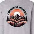 thumbnail image 3 of Inktastic Colorado Springs Colorado Mountains Adult Sweatshirt, 3 of 4
