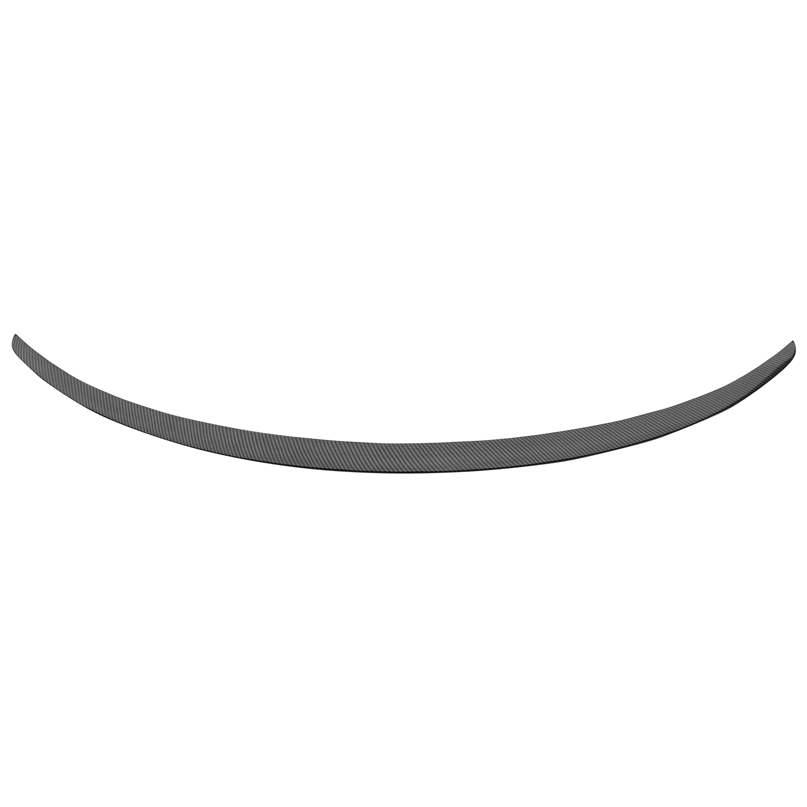 Ikon Motorsports Trunk Spoiler Fits 2026 Tesla Model Y Juniper, OE Style Carbon Fiber Print ABS Plastic Add-on Rear Trunk Lid Spoiler Wing Lip