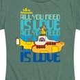 thumbnail image 3 of The Beatles - All You Need Is Love - Women's Short Sleeve Graphic T-Shirt, 3 of 6