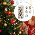 thumbnail image 4 of 30 piezas de adornos de bolas de Navidad, decoraciones para árboles de Navidad, colgantes inastillables para corona, fiesta en casa, año Nuevo, 4 of 7