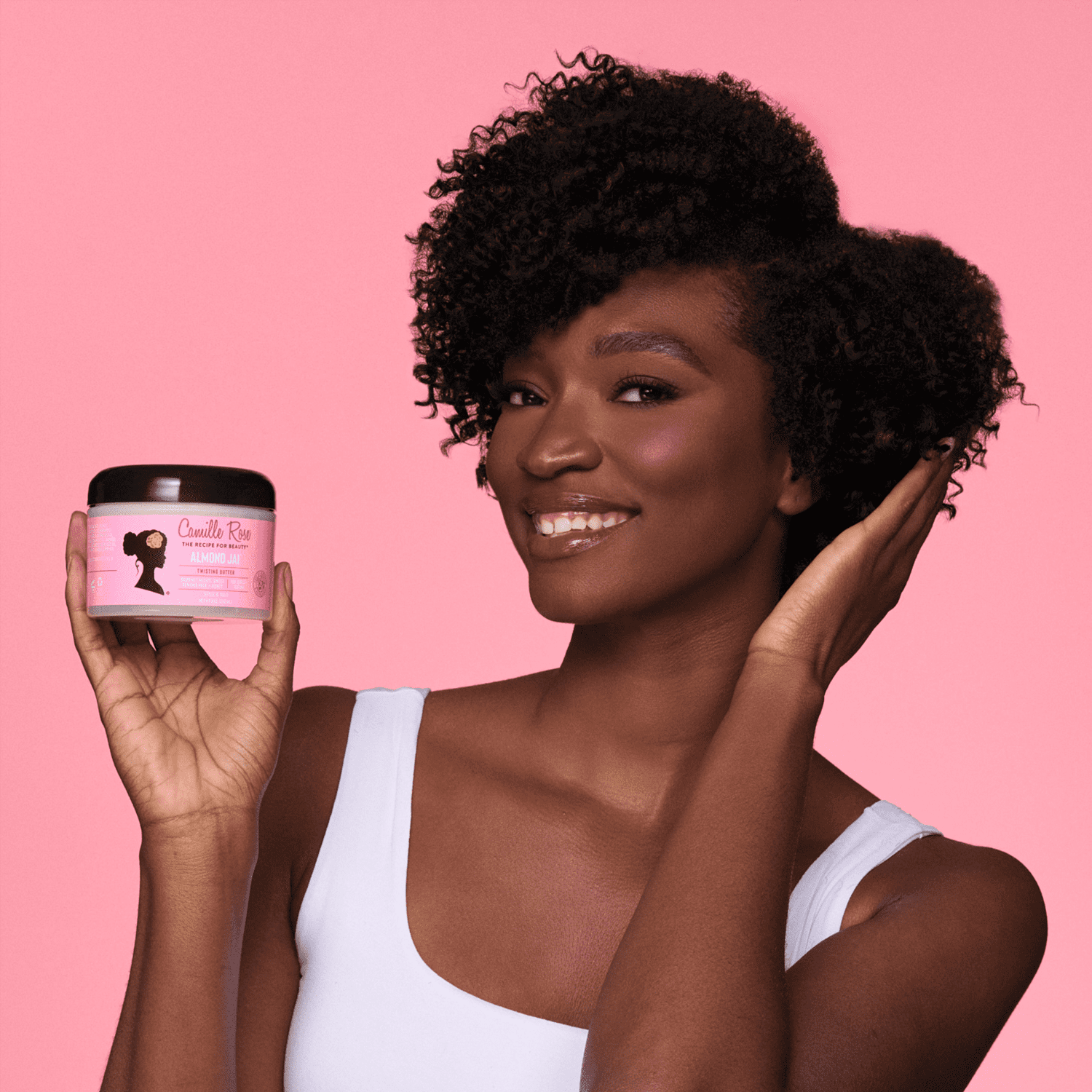 Camille Rose Almond Jai Smooth &  Elongate Twisting Butter with Sweet Almond Milk & Honey, 8oz