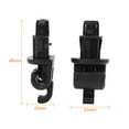 thumbnail image 2 of 4pcs Black Sliding Door Sunshade Hook Clip for Honda Odyssey 83-715-SHJ-A21ZA 83715-SHJ-A21ZA, 2 of 4