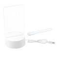 thumbnail image 4 of Tablero de notas acrílico con rotuladores, pizarra blanca LED, tablero de USB para aniversario, San Valentín, decoración de oficina, regalo p rectángulo Fernando Tablero de mensajes, 4 of 8