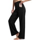 thumbnail image 2 of Pantalones deportivos casuales de cintura alta, color negro, 8, 2 of 4