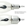 thumbnail image 6 of Soumake 3W 220V E14/E27 LED Simulation Flicker Flame Candle Light Bulb Decorative Lamp, 6 of 8