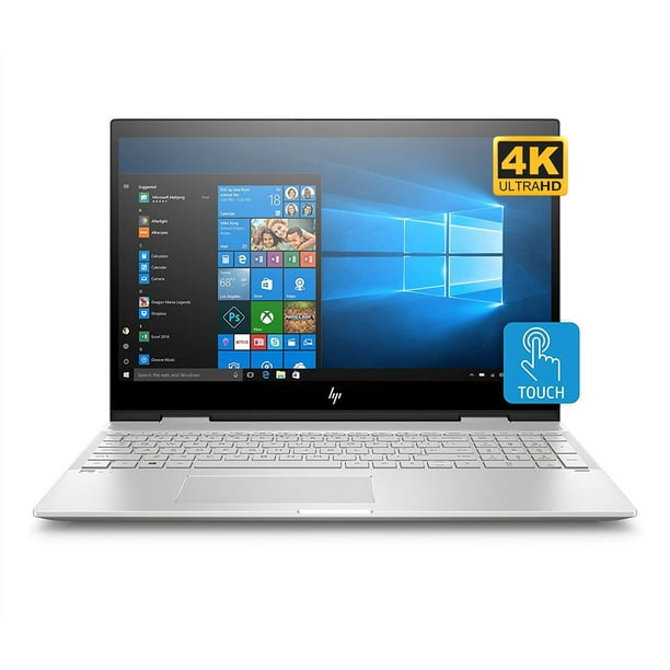 HP ENVY x360 - 15t Home and Business Laptop (Intel i7-10510U 4-Core, 8GB RAM, 512GB SSD, 15.6" Touch 4K UHD (3840x2160), NVIDIA GeForce MX250, Active Pen, Fingerprint, Wifi, Bluetooth, Win 10 Home)
