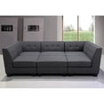 thumbnail image 3 of Best Master Vendome Chaise Modulaire Sans Accoudoirs en Tissu Gris, 3 of 3