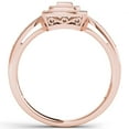 thumbnail image 3 of 1/6 Carat T.W. Diamond Cluster Square-Shape Double Halo 10kt Rose Gold Engagement Ring, 3 of 4