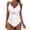 White, variant on Sngxgn Women's Athletic Training Adjustable Strap Swimsuit(A,XL)