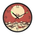thumbnail image 2 of Voice Activated Clock with Glow Light 12 Inch Large Silent Wall Clock Battery Operated for Home Decor Christmas-themed Ambiance, 2 of 8