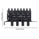 thumbnail image 5 of PC Chassis Ventilador 4 Pasadores Adaptador PWM Controlador Velocidad Del Cubo 8 Canal Perilla, 5 of 5