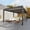 Gray-12x24FT, variant on Memoryfield 10x12 FT Aluminum Louvered Pergola, Outdoor Patio Pergola with Adjustable Roof & Drainage System, Heavy-Duty Frame for Deck & Backyard, Gray