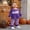 Purple, variant on Toddler Girl Halloween Outfit Ghost Pumpkin Embroidery Long Sleeve Crew Neck Tops and Ruffle Plaid Pants 2-Piece Set