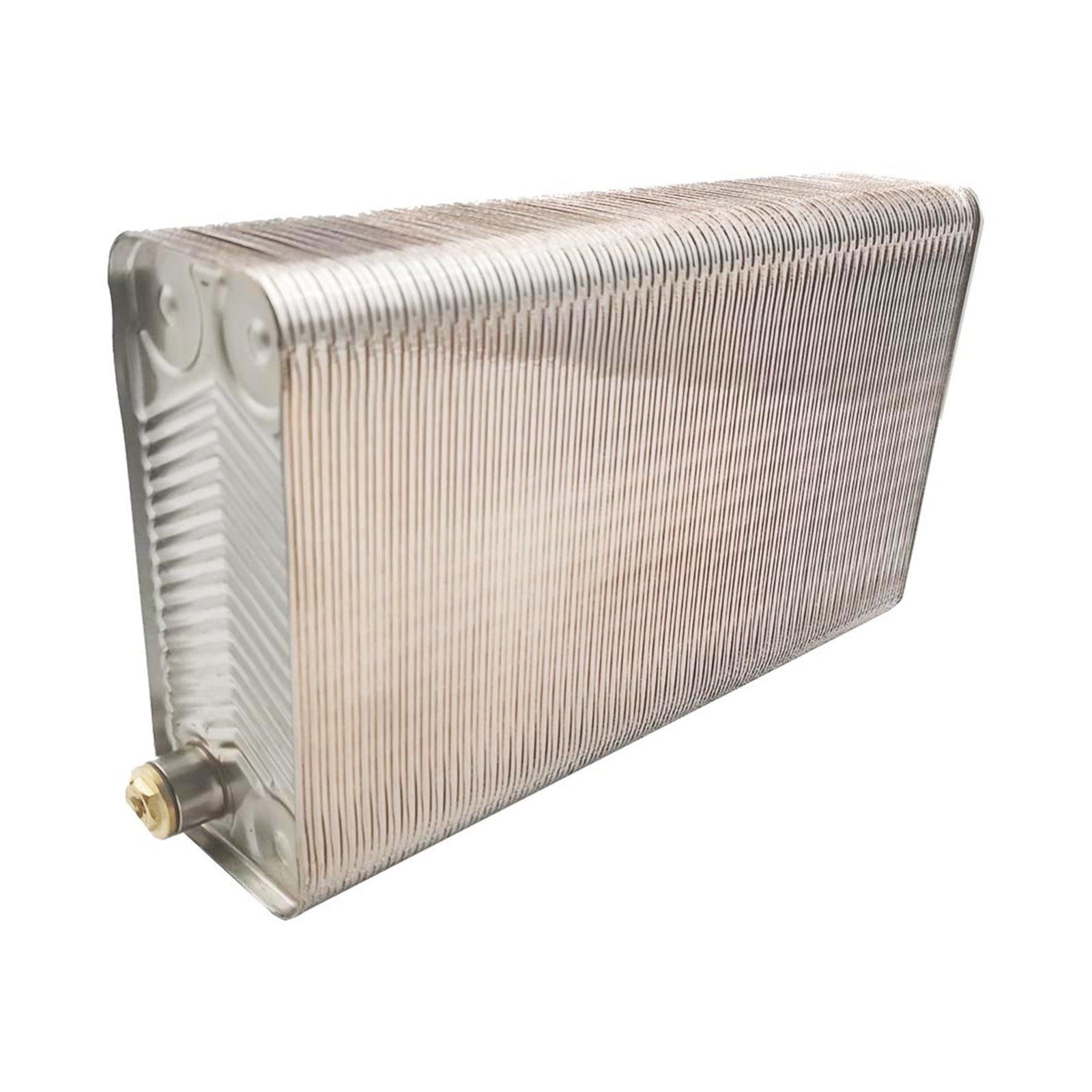 Brazed Plate Heat Exchanger 120 Plates Water Heater Stainless Steel Small Size High Efficiency Heat Exchanger Recirculating Chiller