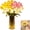 Three-color set without vase, variant on Radiant Romantic Tulip Light with a Vase, 2026 New Flower Shaped Ambient Night Lamp, 15 PCS Twinkling Tree Tulips Led Night Light that Never Fade