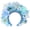 Blue, variant on Jiibva Purple DIY Flower Crown Making Craft Kit Floral Wreath Hair Accessory Set 27x23x5cm 5 Pack