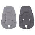 thumbnail image 1 of 1 cojín para cochecito de bebé, inserto para asiento de coche infantil, almohada de apoyo para la cabeza y el cuerpo, colchón térmico para cochecito, forro de malla transpirable, alfombrilla (gris), 1 of 4